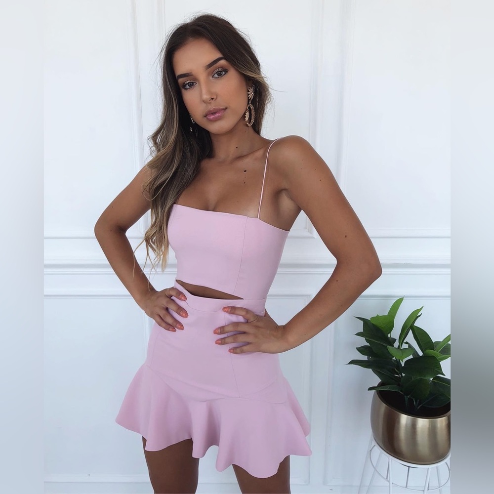 White Fox Just My Type Mini Dress